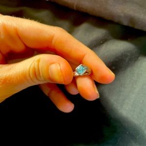 Blue Topaz 10k ring
